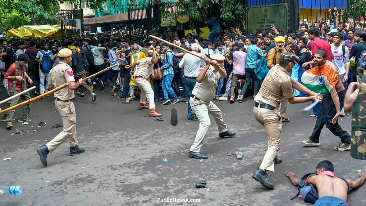 Massive CJP Protest Over Exam Leaks Rocks Delhi, Parliament Faces Disruption