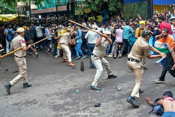 Massive CJP Protest Over Exam Leaks Rocks Delhi, Parliament Faces Disruption