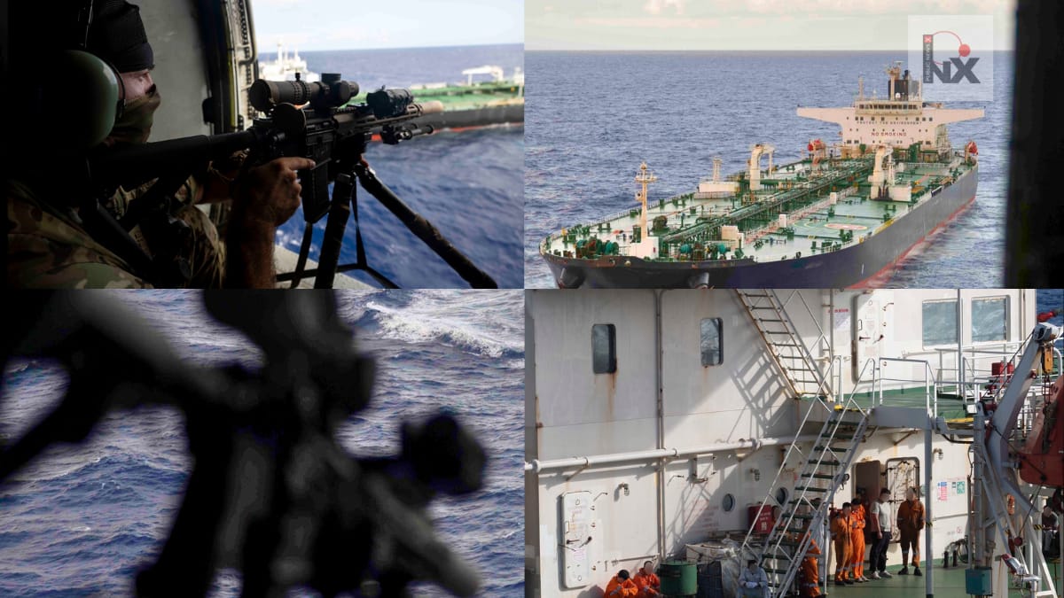 US Forces Board Russia Linked Tanker Aquila II After 10,000 Mile Indian Ocean Chase