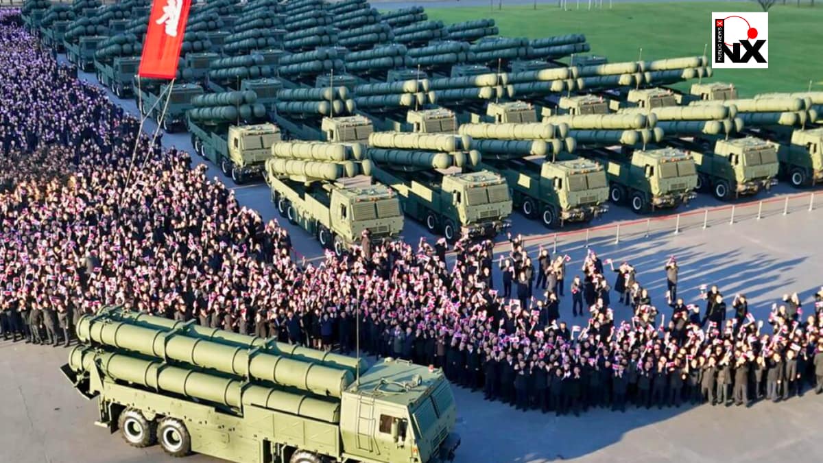 North Korea Showcases 50 New 600mm Rocket Launchers 