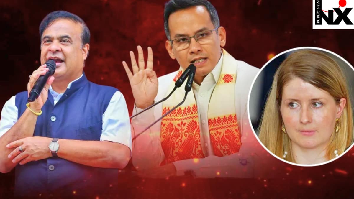 Pakistan Link Row: Himanta Sarma Targets Congress MP Gaurav Gogoi