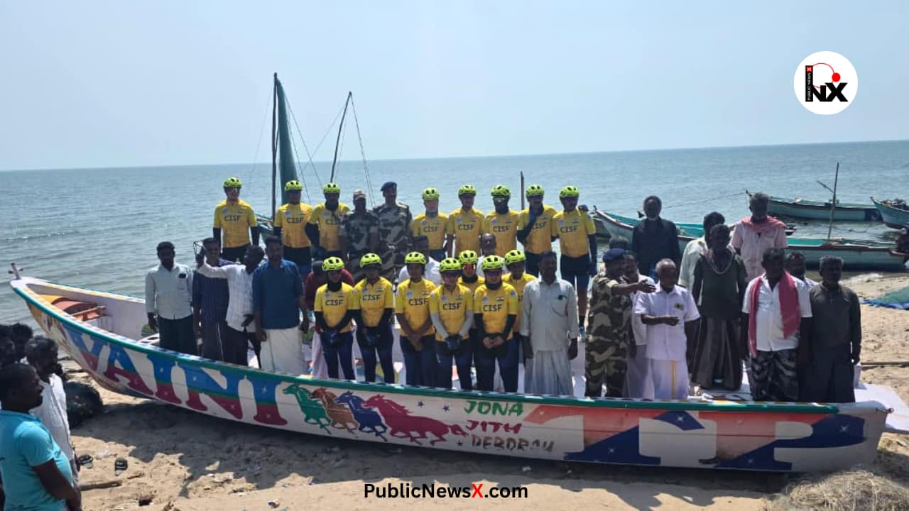 PublicNewsX.com-43 CISF Vande Mataram Coastal Cyclothon 2026 Concludes in Kochi After 6,553 km Coastal Outreach
