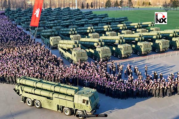 North Korea Showcases 50 New 600mm Rocket Launchers