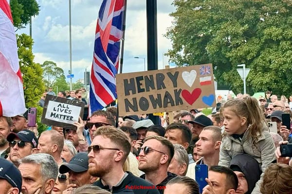 Henry Nowak Protest Turns Violent in Southampton Amid Policing Controversy